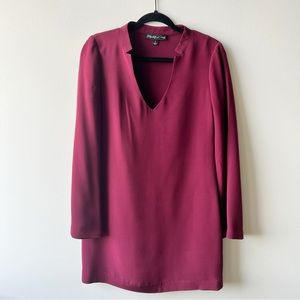 Elizabeth & James scarlet Bordeaux mini dress size 2